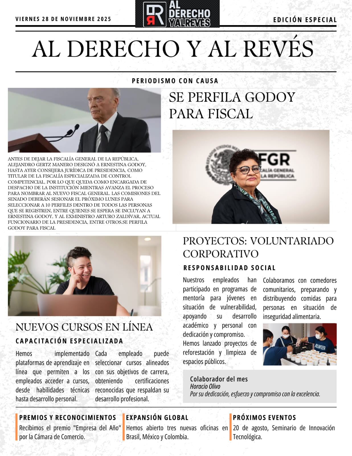 Noticias destacadas de este viernes 28 de noviembre