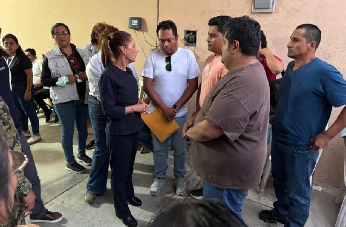 Sheinbaum visita hospitales en Oaxaca para supervisar atención a lesionados del Tren Interoceánico